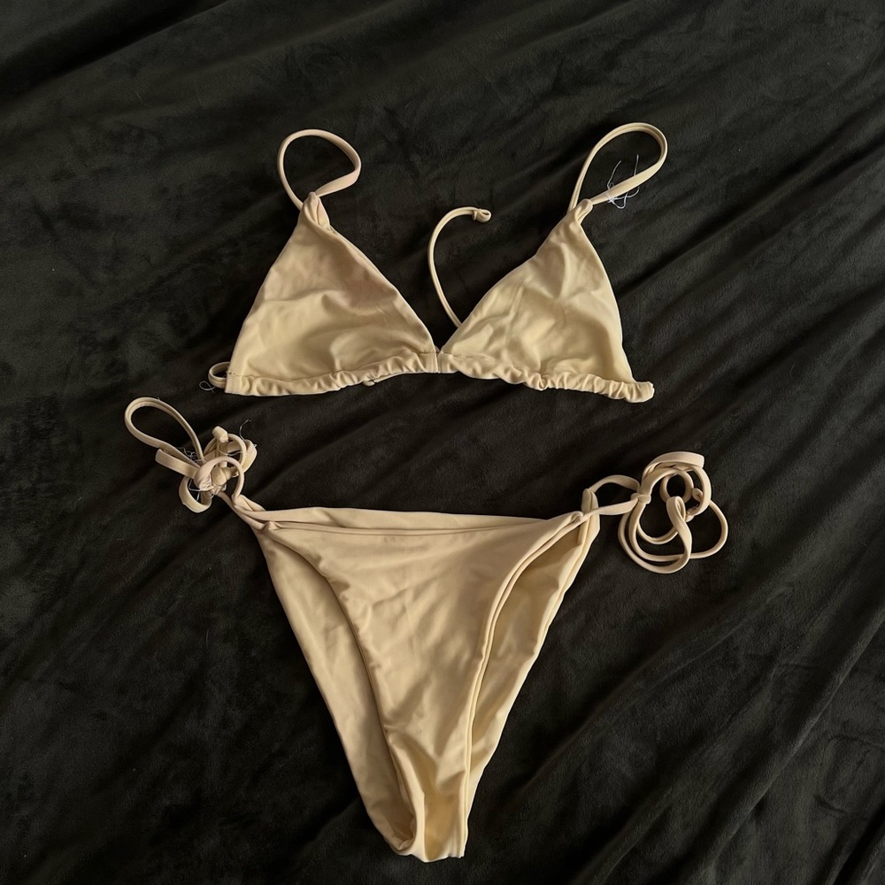 Yellow swim suit